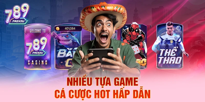 Đa dạng các trò chơi cá cược tại uk88